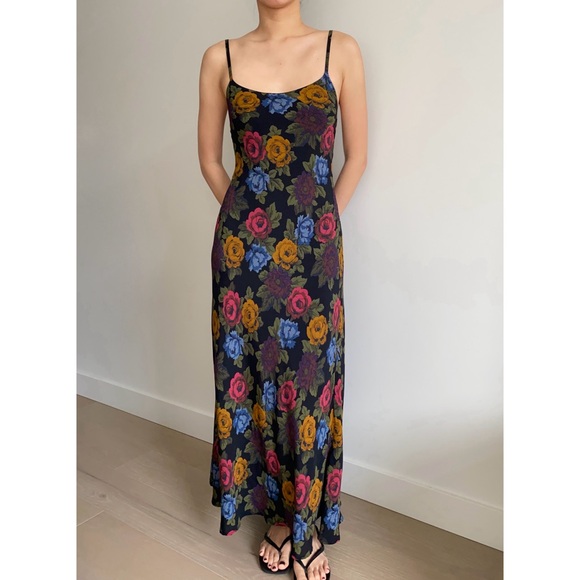 Vintage Betsey Johnson floral maxi dress - Picture 2 of 10